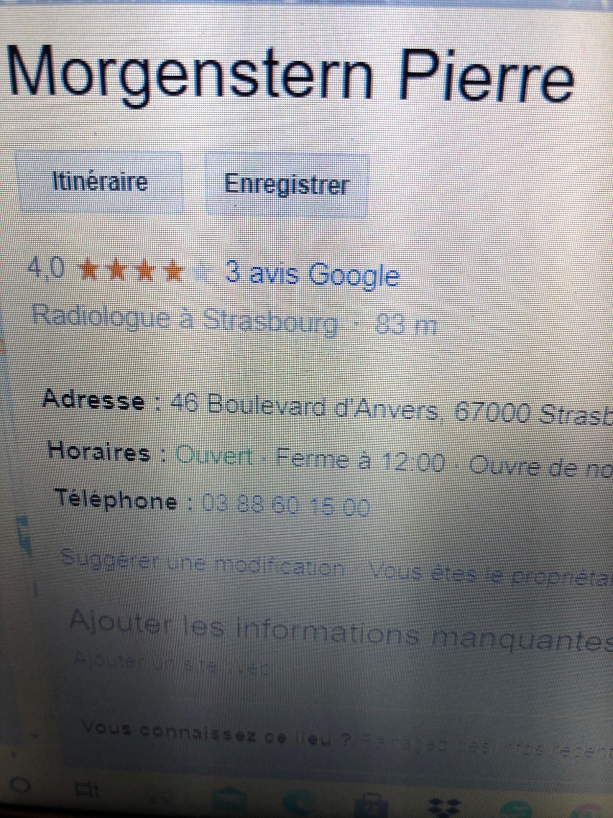 Trouver un cabinet de radiologie boulevard d’Anvers à Strasbourg Strasbourg   Cabinet de radiologie 