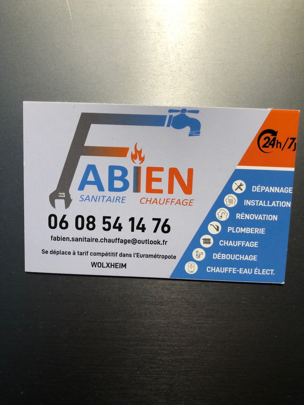  Trouver en urgence un plombier qui intervient sur Strasbourg  Strasbourg   Fabien sanitaire chauffage 