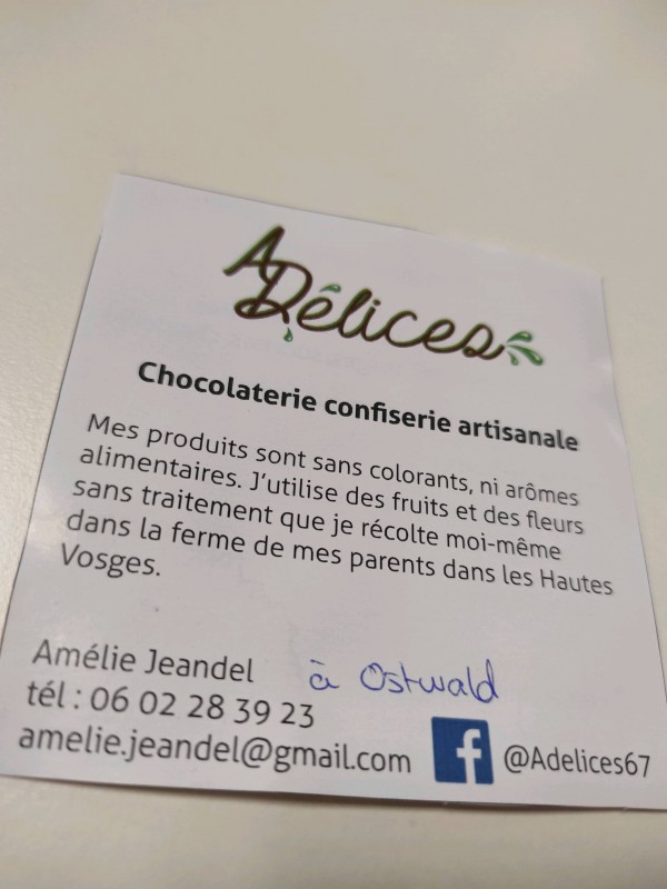 Où trouver des confiserie artisanale à base de fleur à Ostwald
