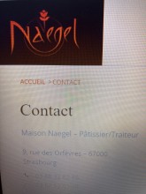 Trouver un pâtissier chocolatier artisanale au pied de la cathédrale à Strasbourg Strasbourg   Naegel 